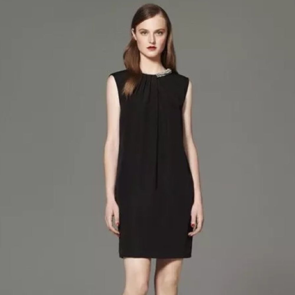 3.1 Phillip Lim for Target Sparkle Black Dress Beaded Neckline & Pockets M
